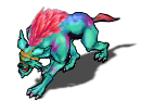 Snow Wolf sprite from Myth War Online