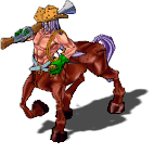 Centaur King sprite from Myth War Online