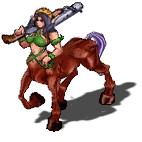 Centaur Queen sprite from Myth War Online