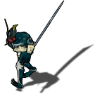 Ghost Warrior sprite from Myth War Online