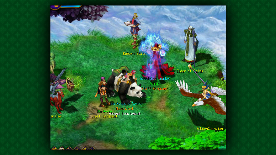 NovaGuard reaching first reborn, the first player on the osMW Myth War server to do so